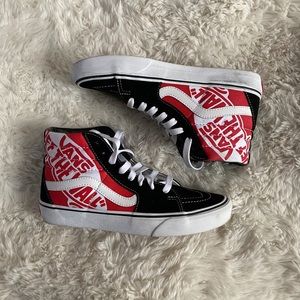 Red Hightop vans